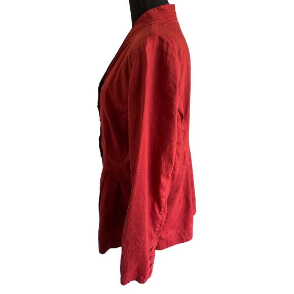 Eileen Fisher Pimento High Collar Jacket - XL (NWT) - Picture 4 of 11